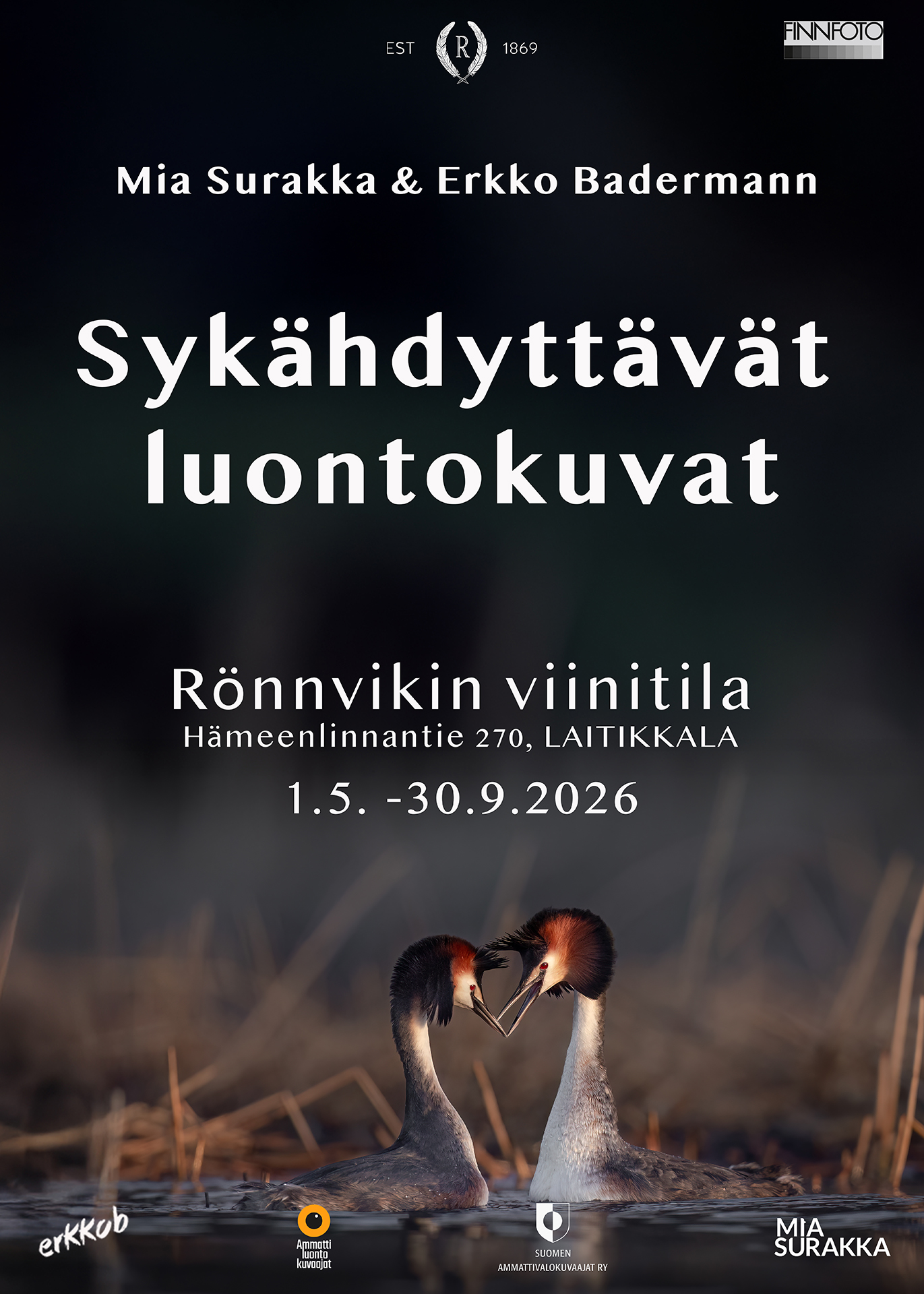 Yhteisnäyttely – Rönnvikin viinitila (juliste/kuva)