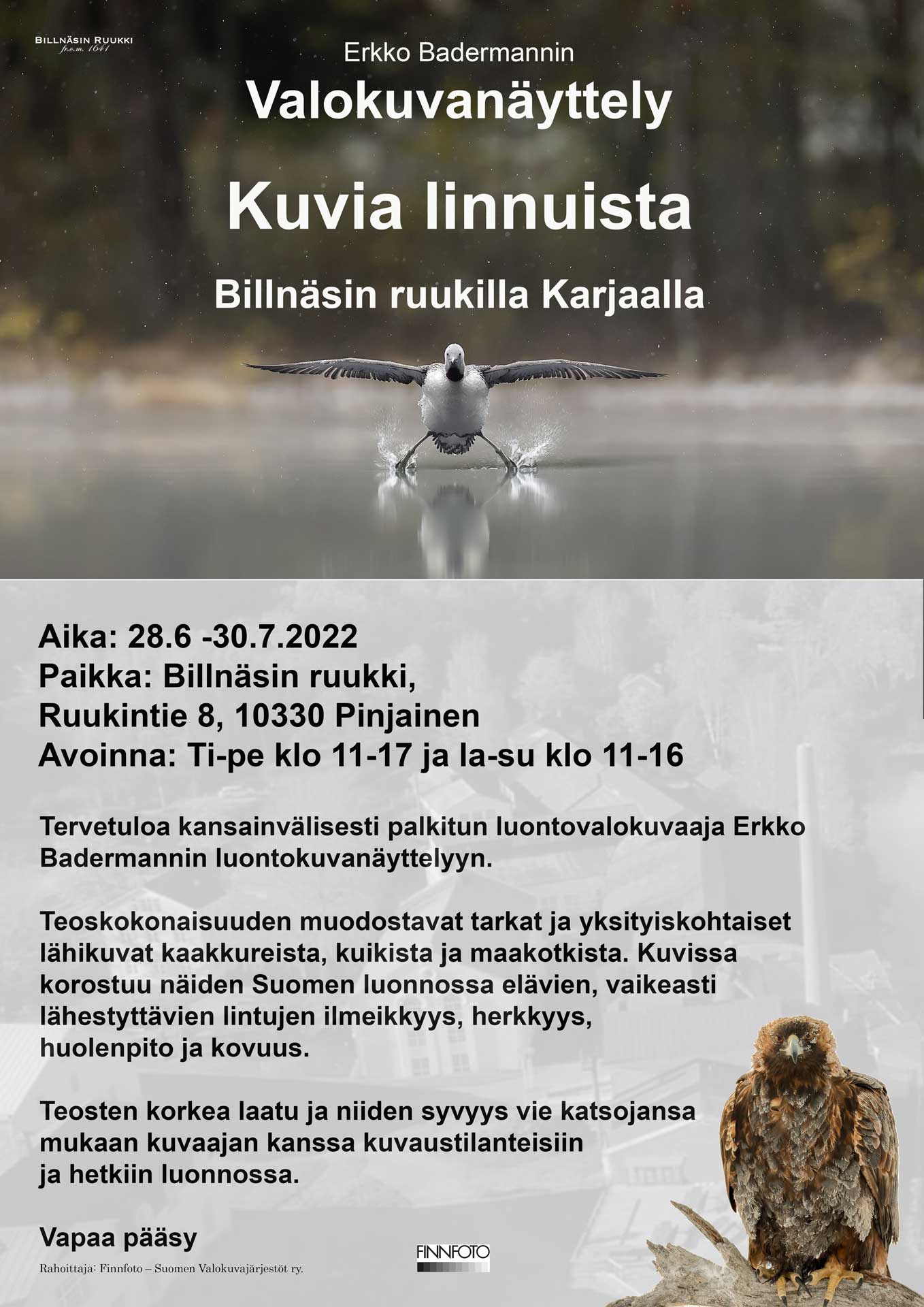 Billnäsin ruukki – juliste